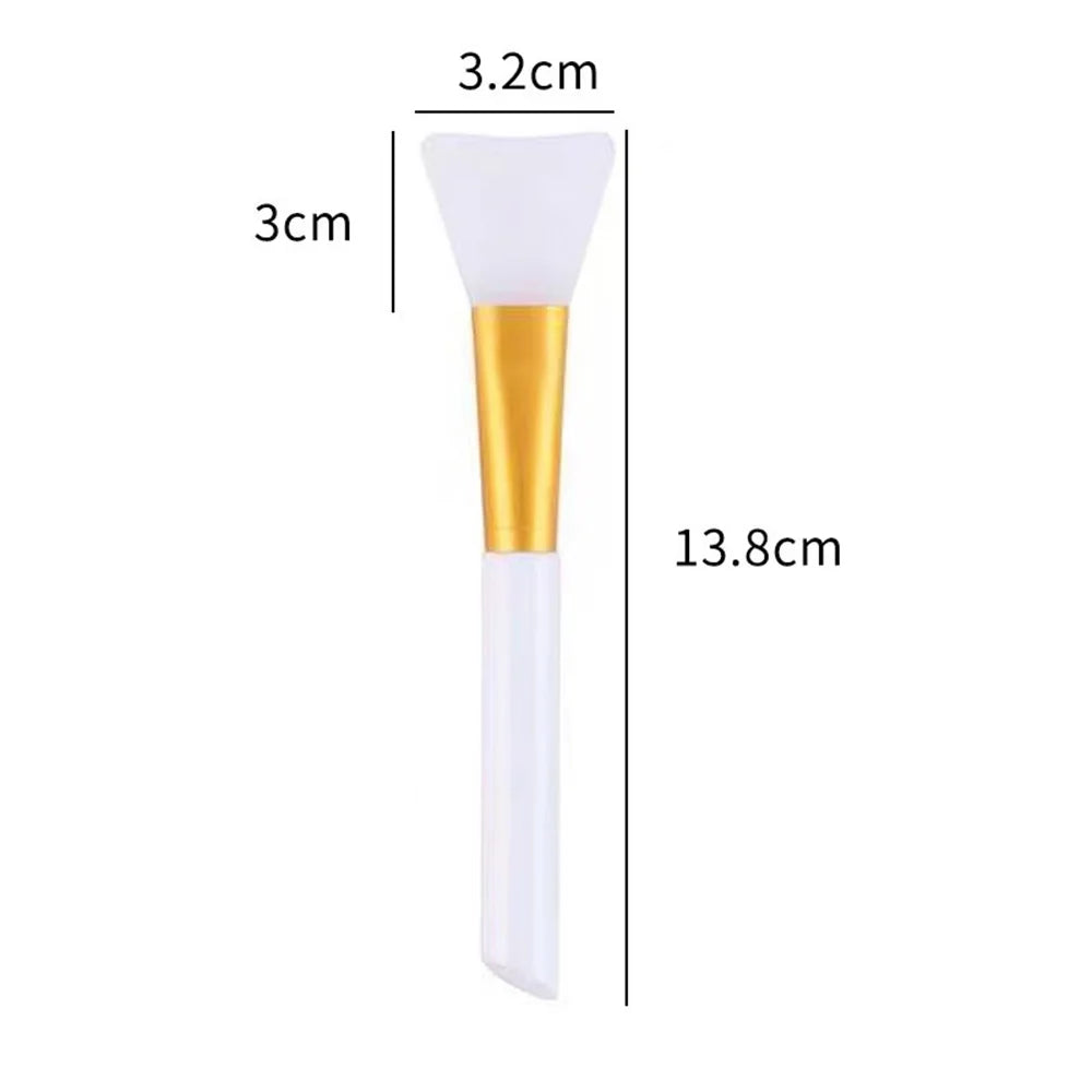 Silicone Facial Mask Brush Set | Mild and Soft Applicator for All Skin Types