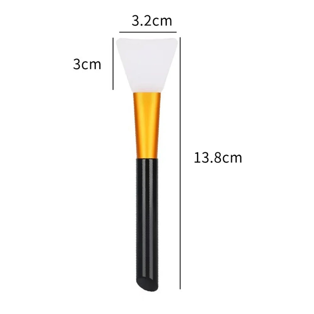 Silicone Facial Mask Brush Set | Mild and Soft Applicator for All Skin Types