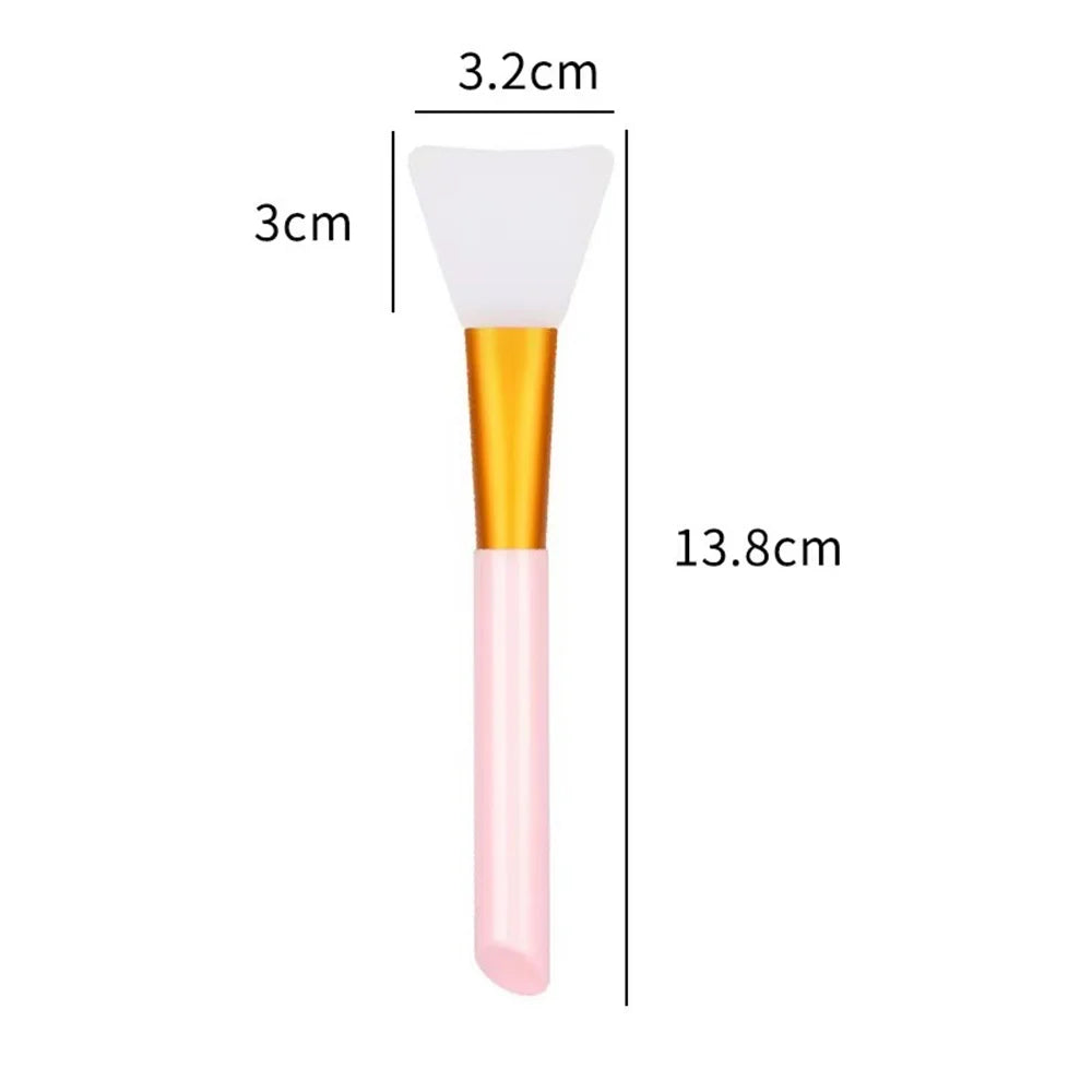 Silicone Facial Mask Brush Set | Mild and Soft Applicator for All Skin Types