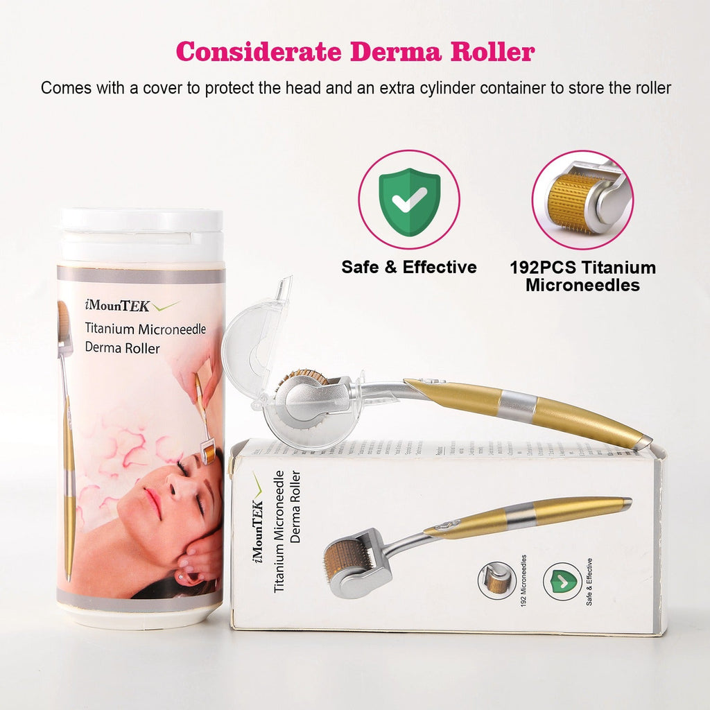 192Pcs Titanium Microneedles Facial Roller